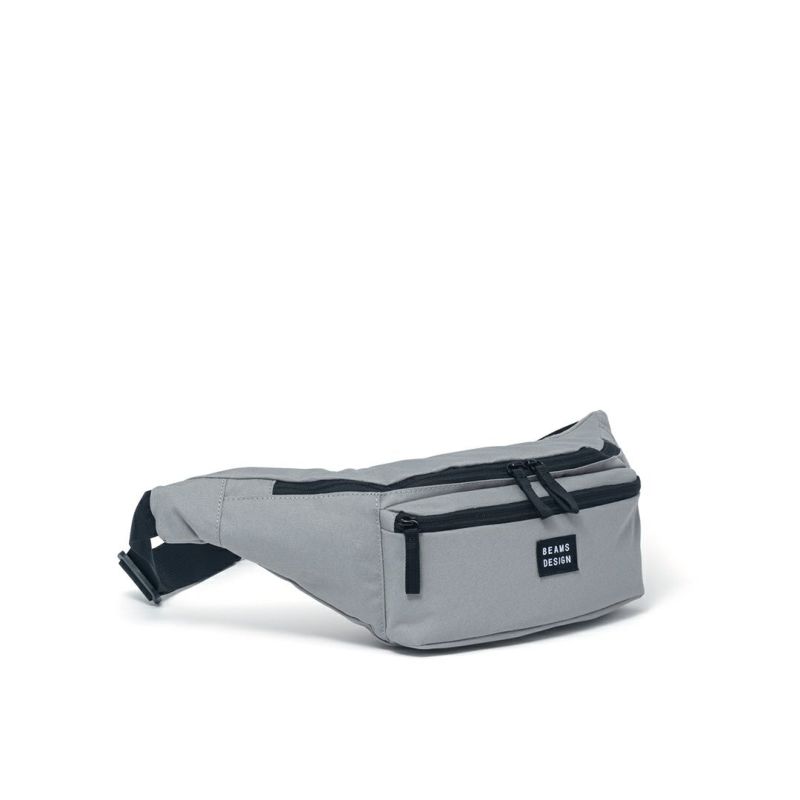 BEAMS DESIGN Every One 横型ボディバッグ グレー