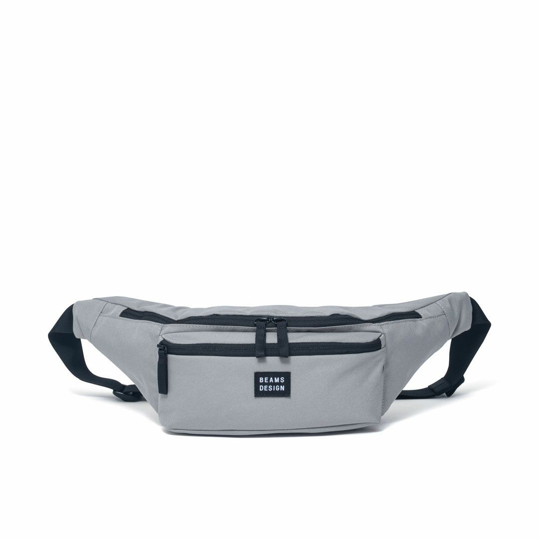 BEAMS DESIGN Every One 横型ボディバッグ グレー