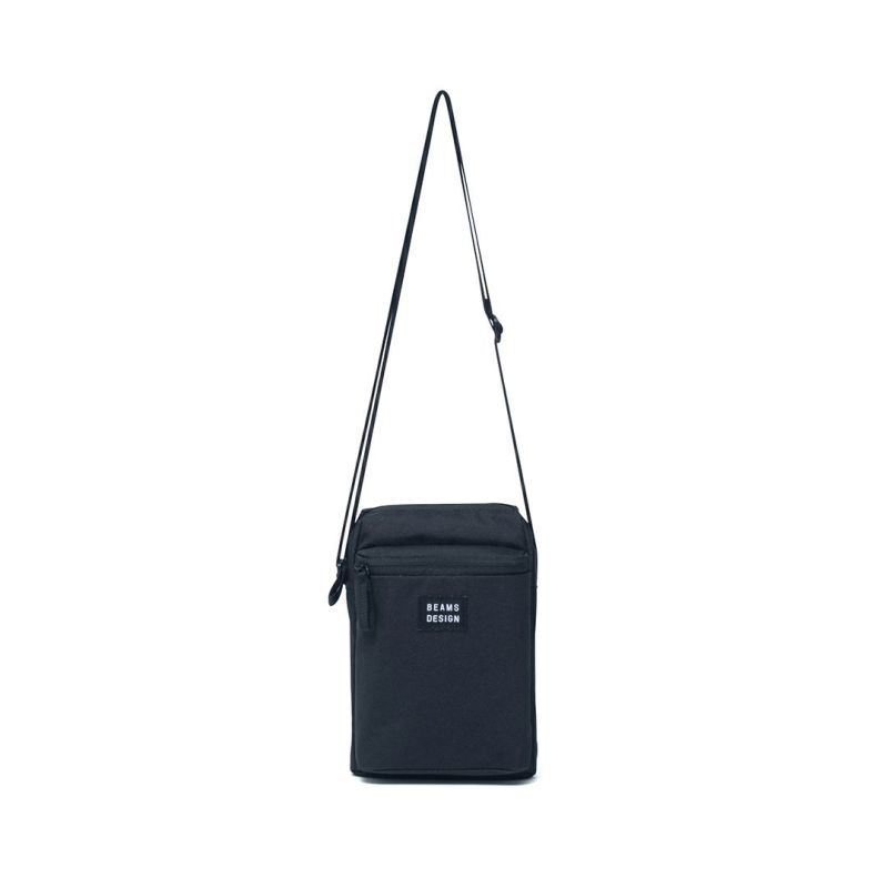BEAMS DESIGN Every One 縦型ショルダーバッグ ブラック