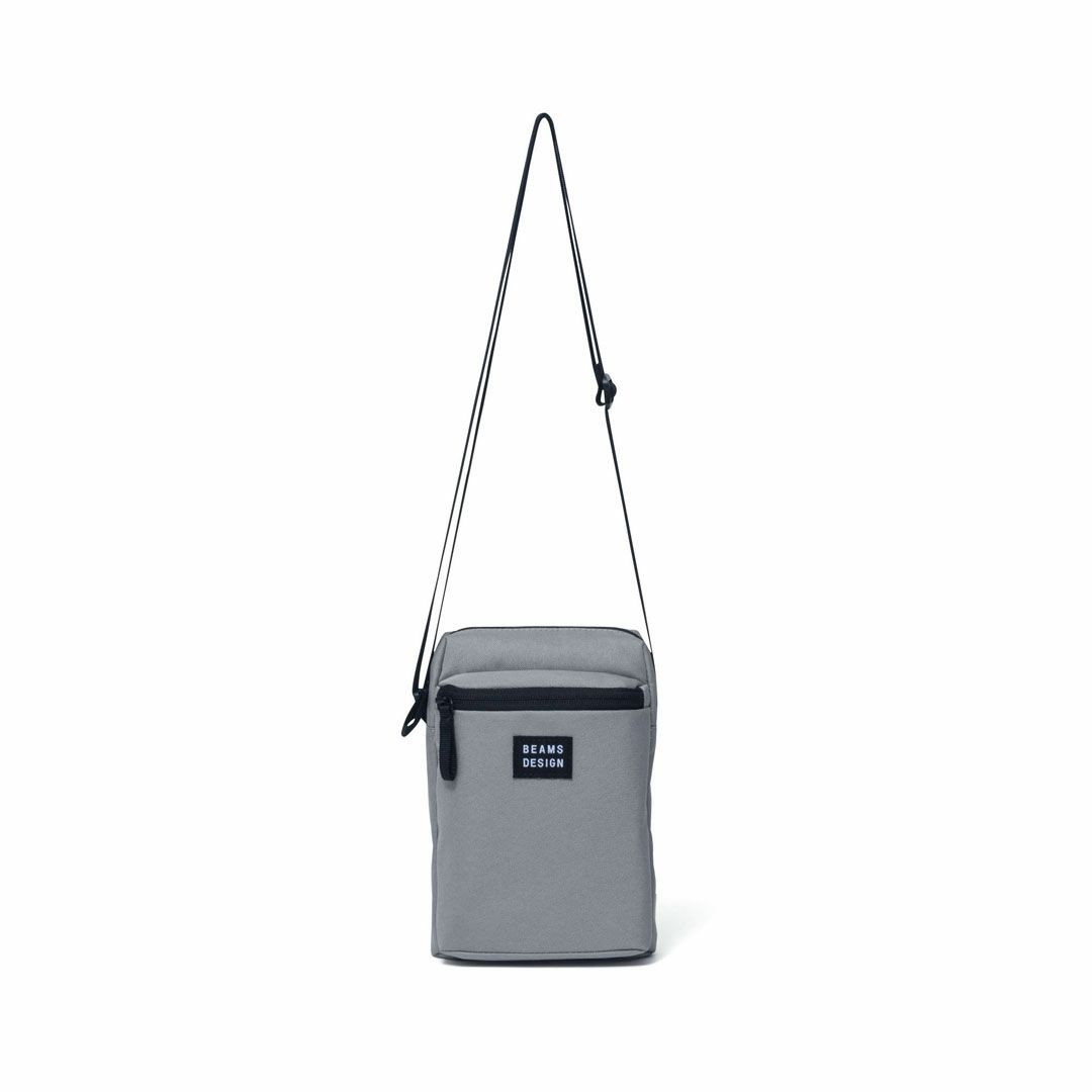 BEAMS DESIGN Every One 縦型ショルダーバッグ グレー