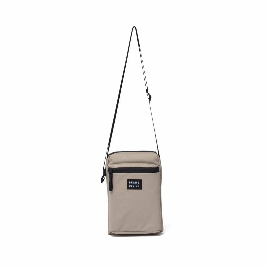BEAMS DESIGN Every One 縦型ショルダーバッグ ベージュ