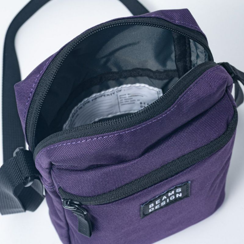BEAMS DESIGN Every One 縦型ショルダーバッグ パープル