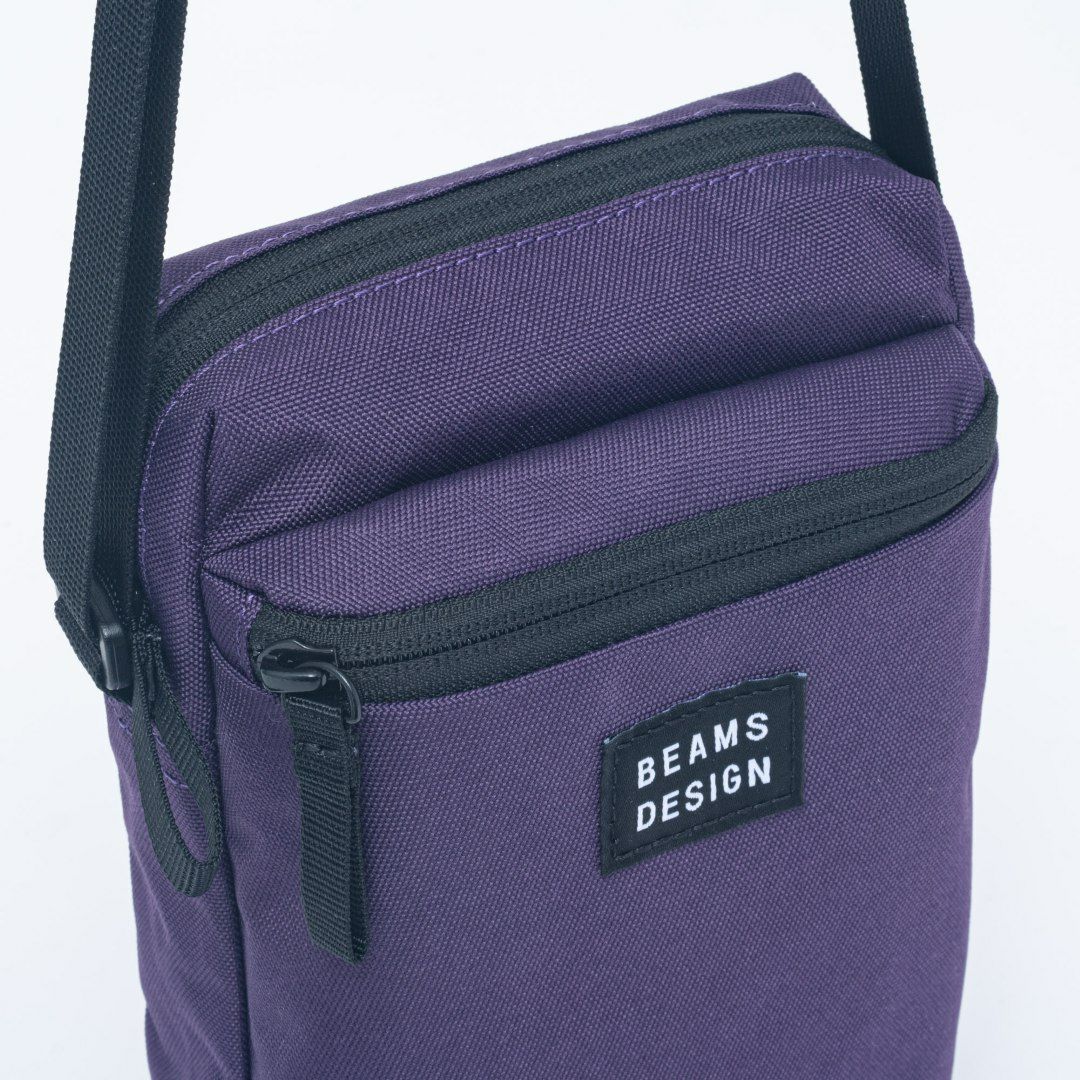 BEAMS DESIGN Every One 縦型ショルダーバッグ パープル