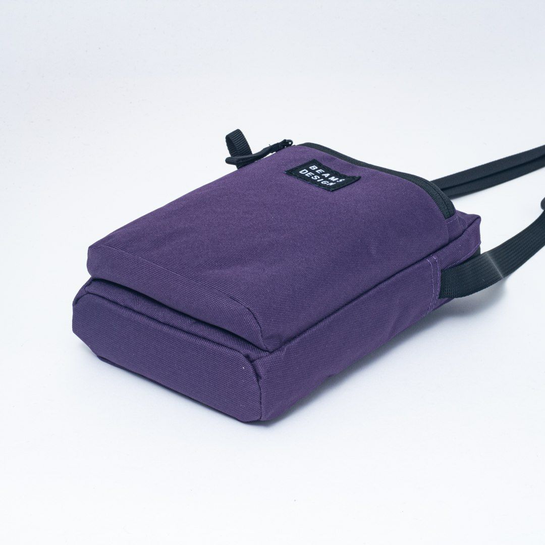 BEAMS DESIGN Every One 縦型ショルダーバッグ パープル