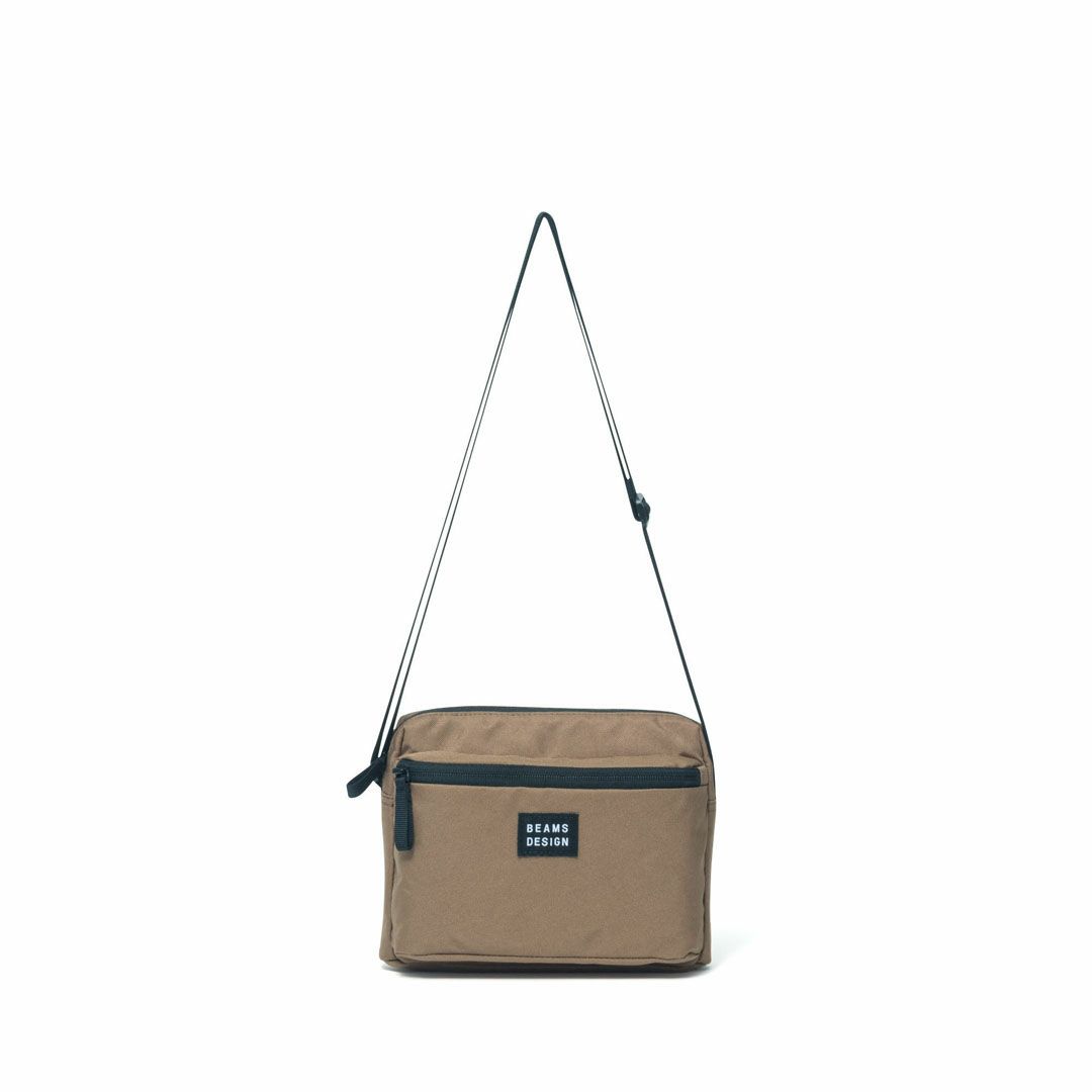 BEAMS DESIGN Every One 横型ショルダーバッグ ブラウン