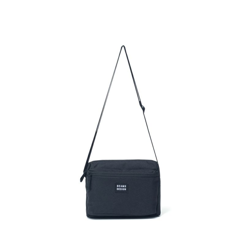 BEAMS DESIGN Every One 横型ショルダーバッグ ブラック