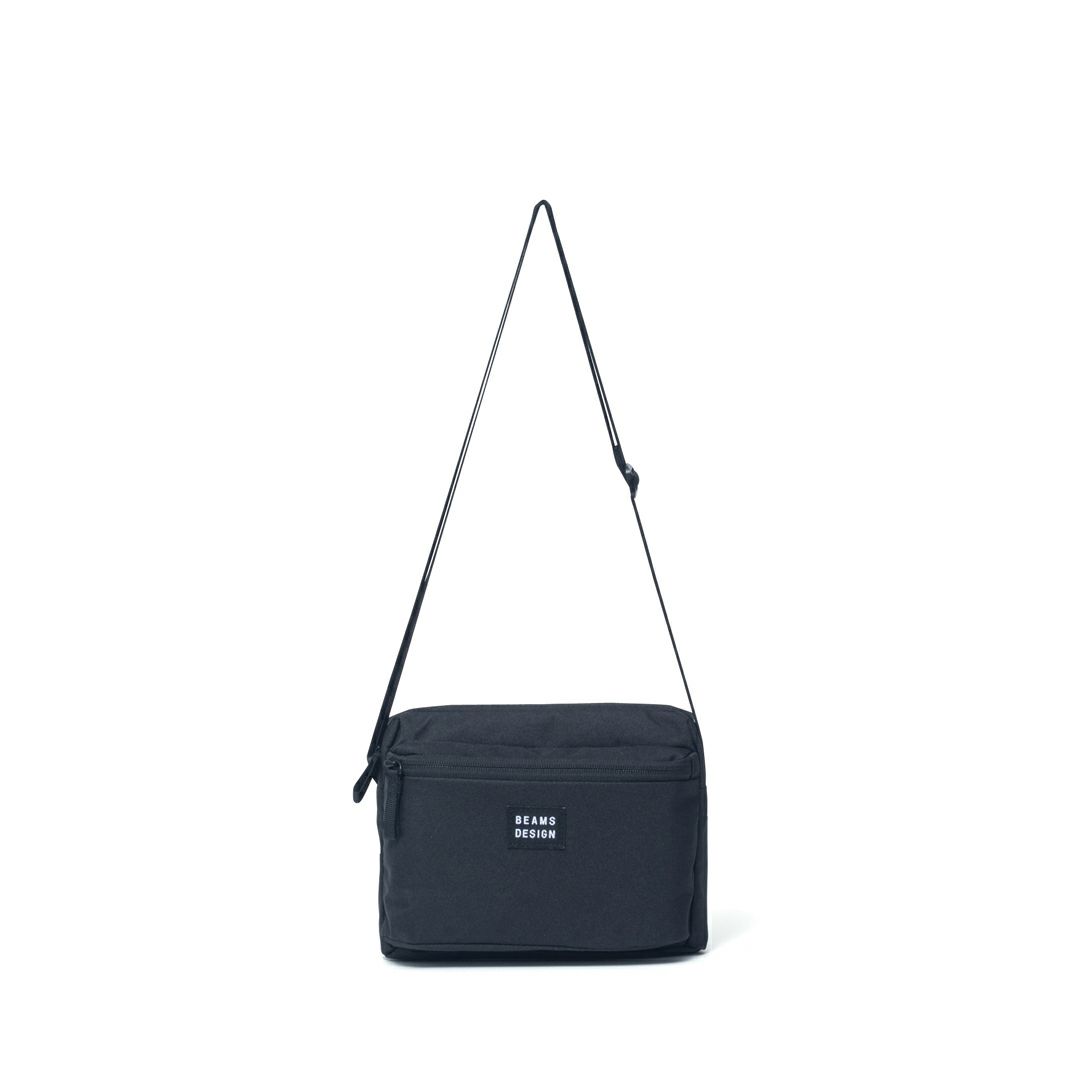 BEAMS DESIGN Every One 横型ショルダーバッグ ブラック