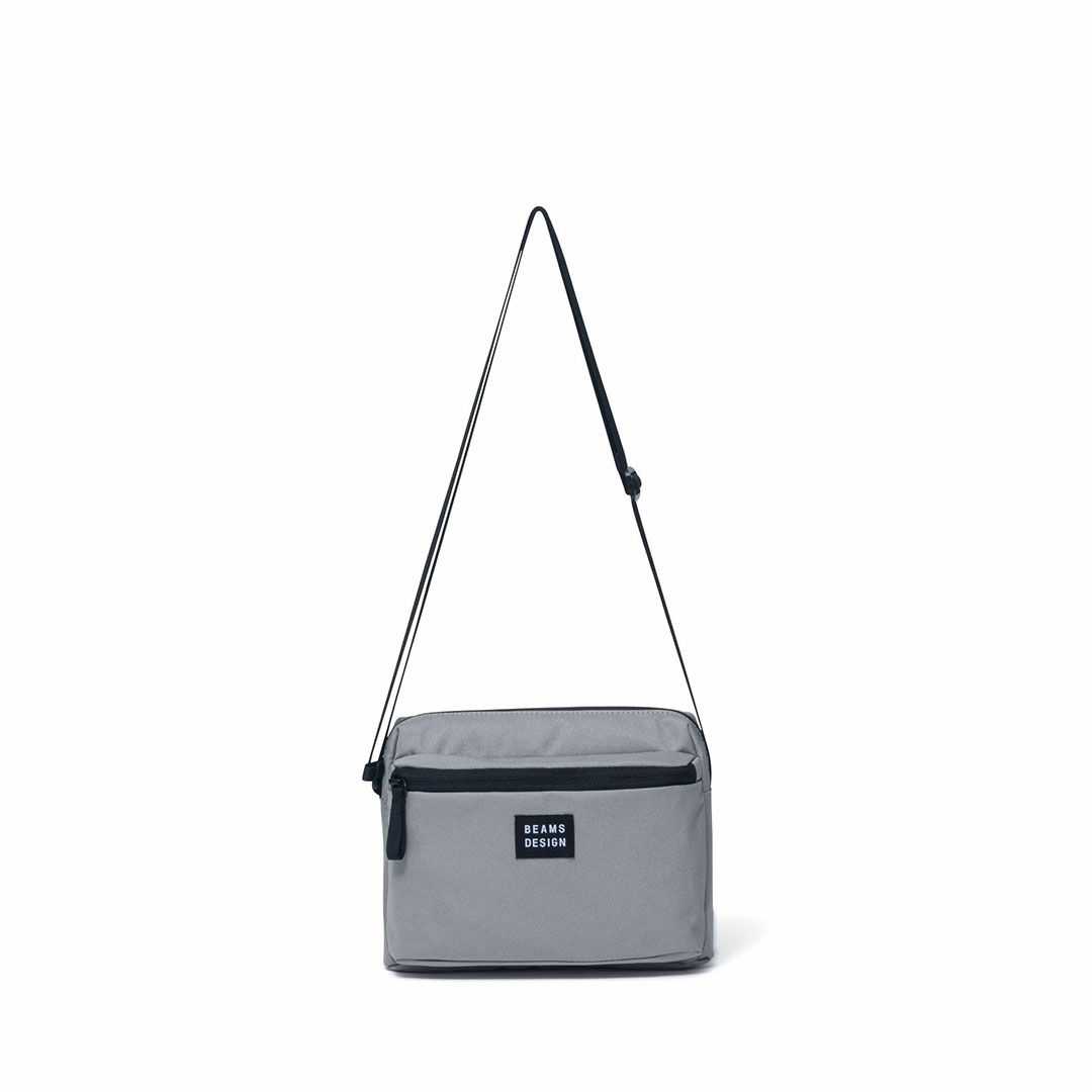 BEAMS DESIGN Every One 横型ショルダーバッグ グレー
