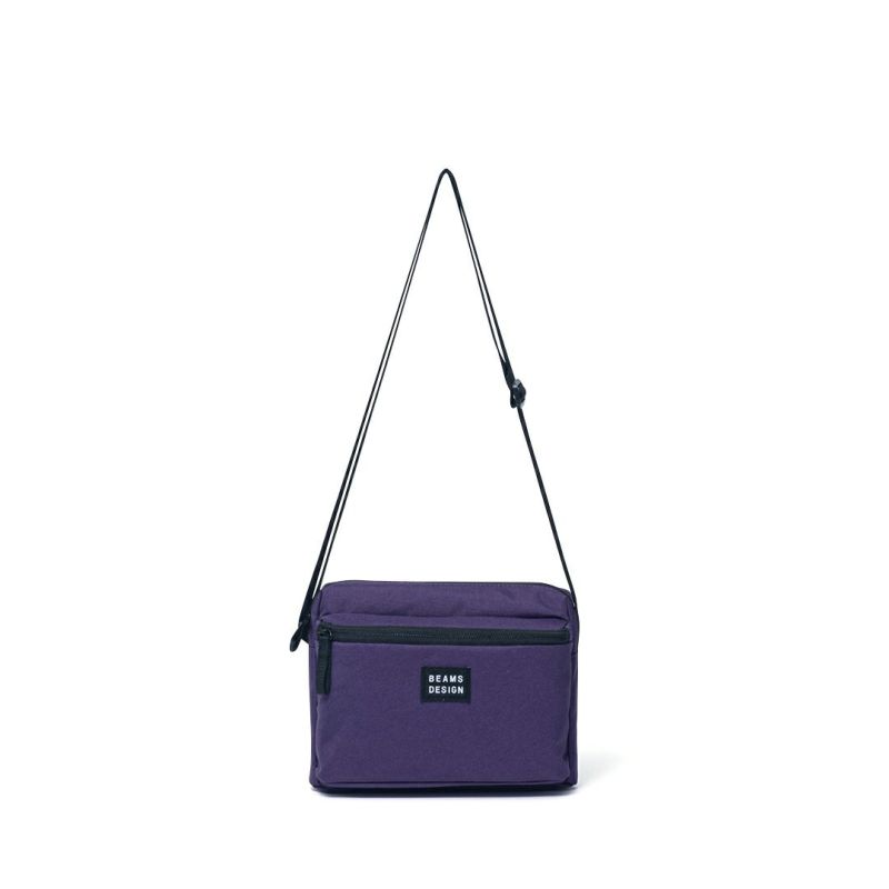 BEAMS DESIGN Every One 横型ショルダーバッグ パープル