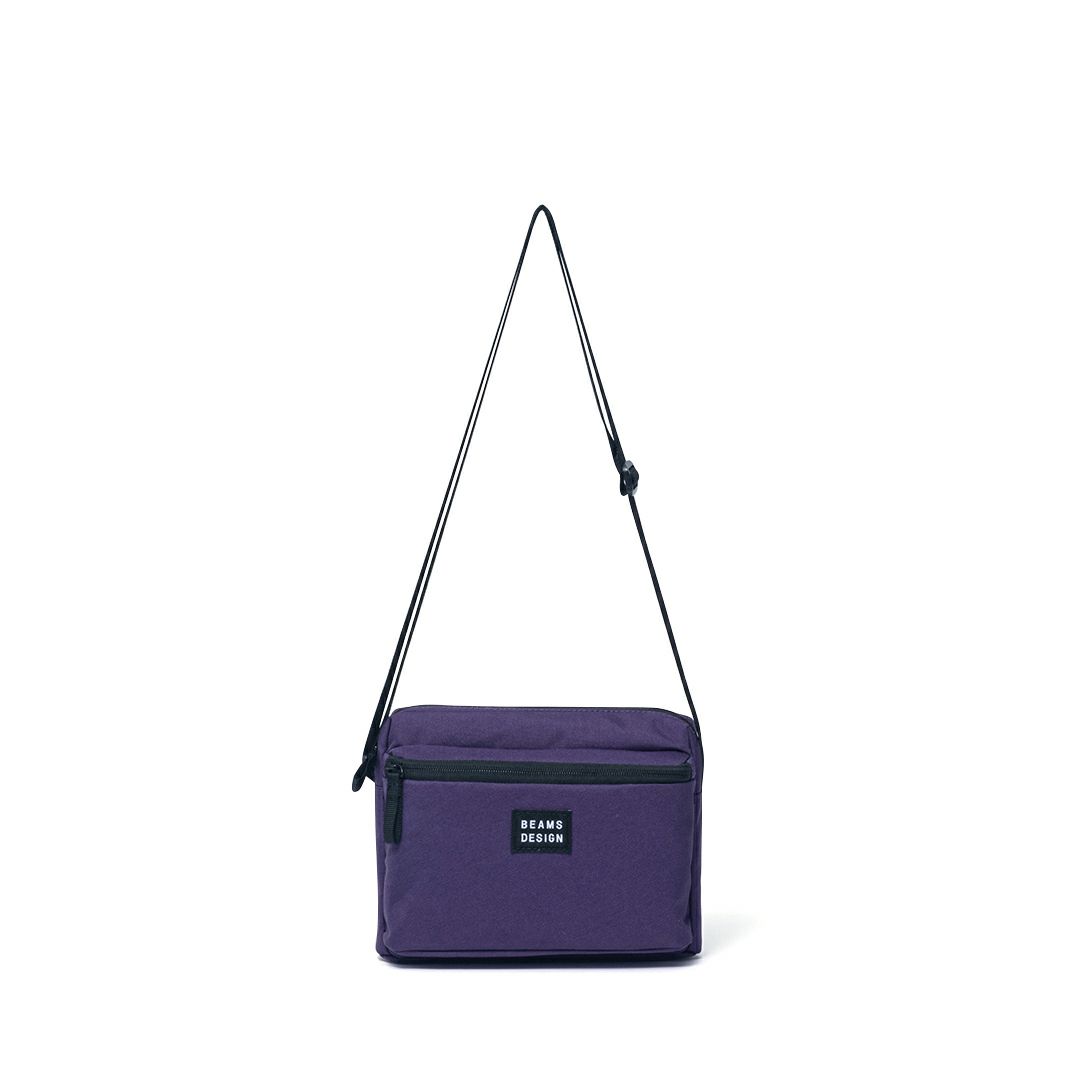 BEAMS DESIGN Every One 横型ショルダーバッグ パープル