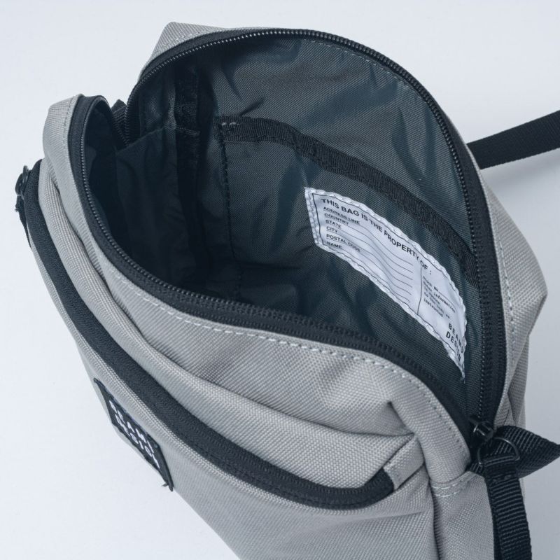 BEAMS DESIGN Every One 横型ショルダーバッグ グレー