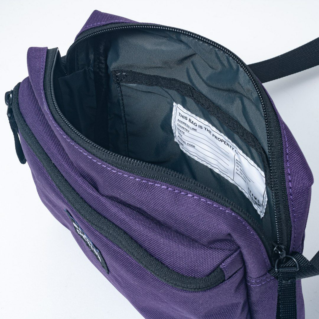 BEAMS DESIGN Every One 横型ショルダーバッグ パープル