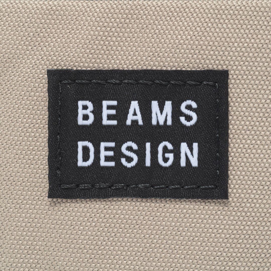 BEAMS DESIGN Every One 縦型ボディバッグ ベージュ