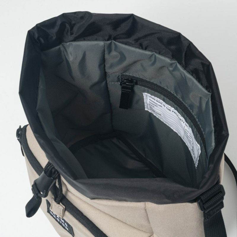 BEAMS DESIGN Every One 巾着型ショルダーバッグ ベージュ