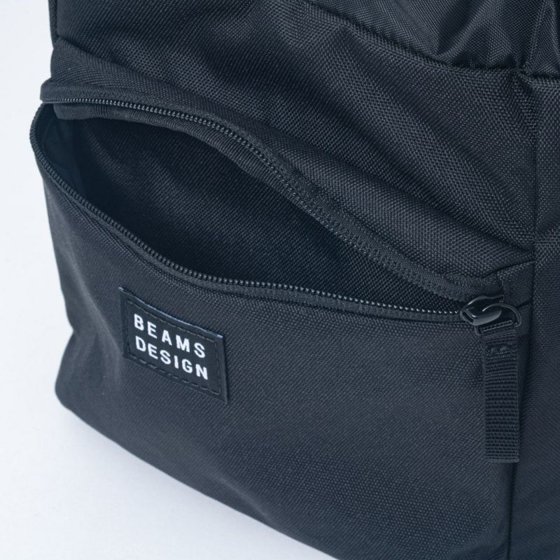 BEAMS DESIGN Every One 巾着型ショルダーバッグ ブラック