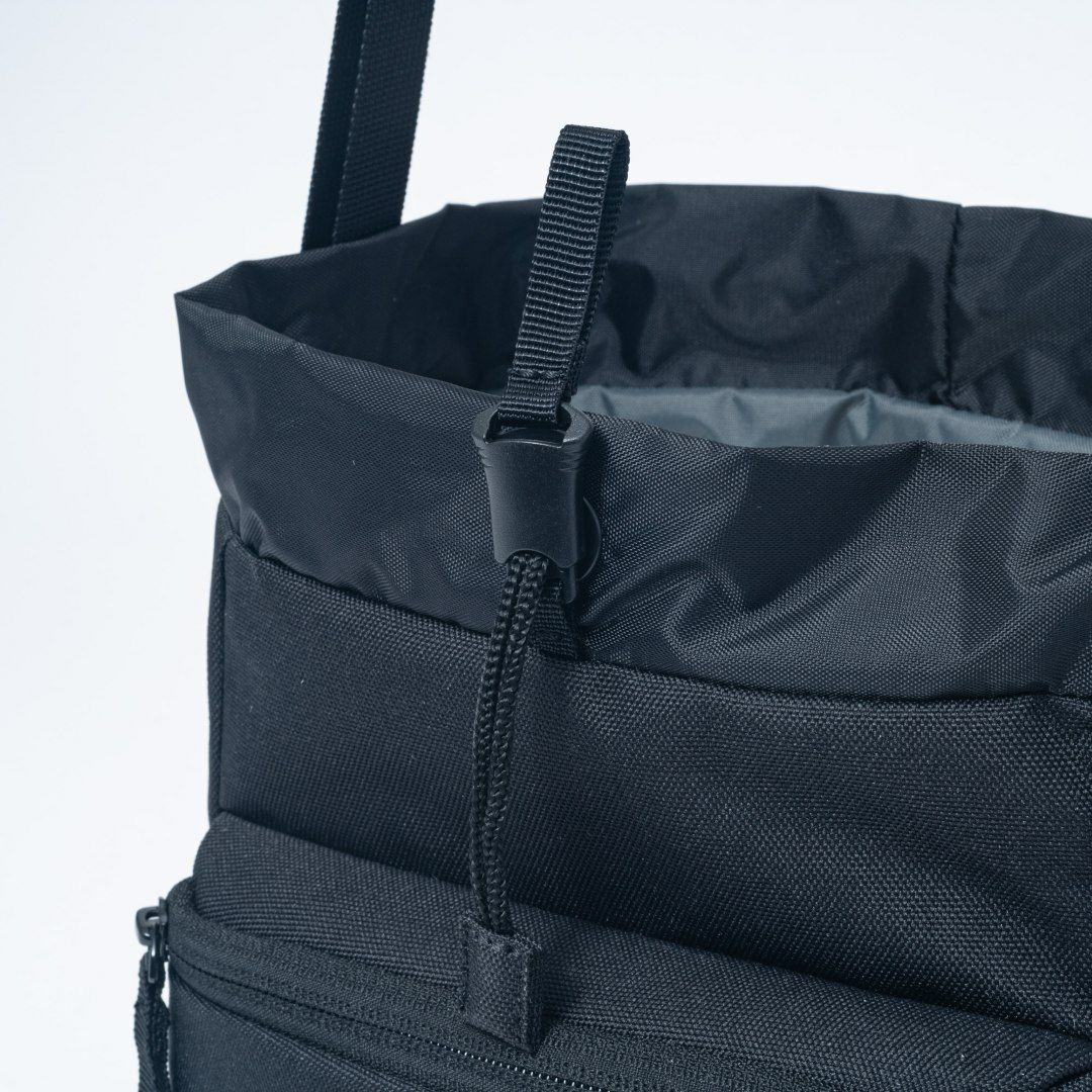 BEAMS DESIGN Every One 巾着型ショルダーバッグ ブラック