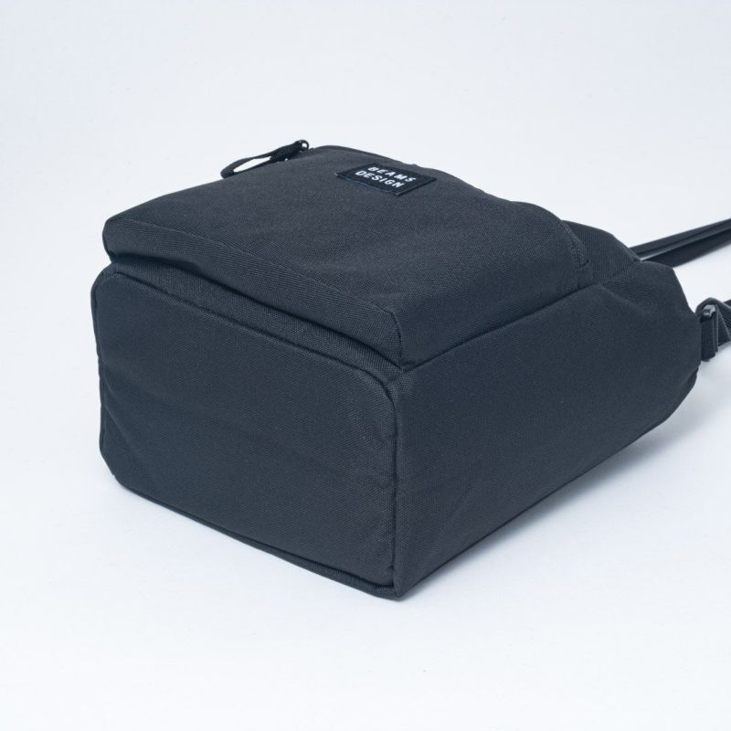 BEAMS DESIGN Every One 巾着型ショルダーバッグ ブラック