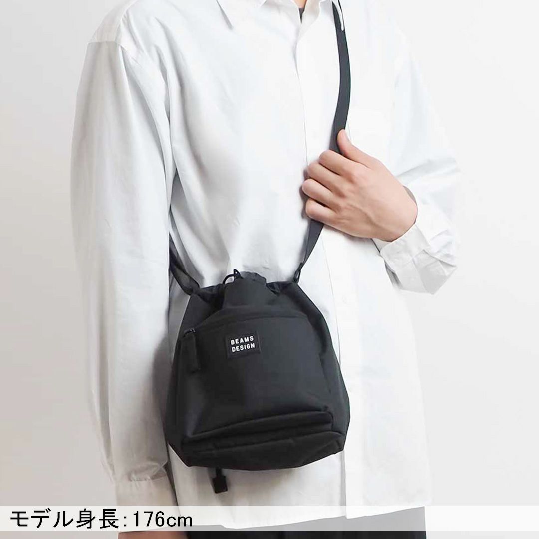 BEAMS DESIGN Every One 巾着型ショルダーバッグ