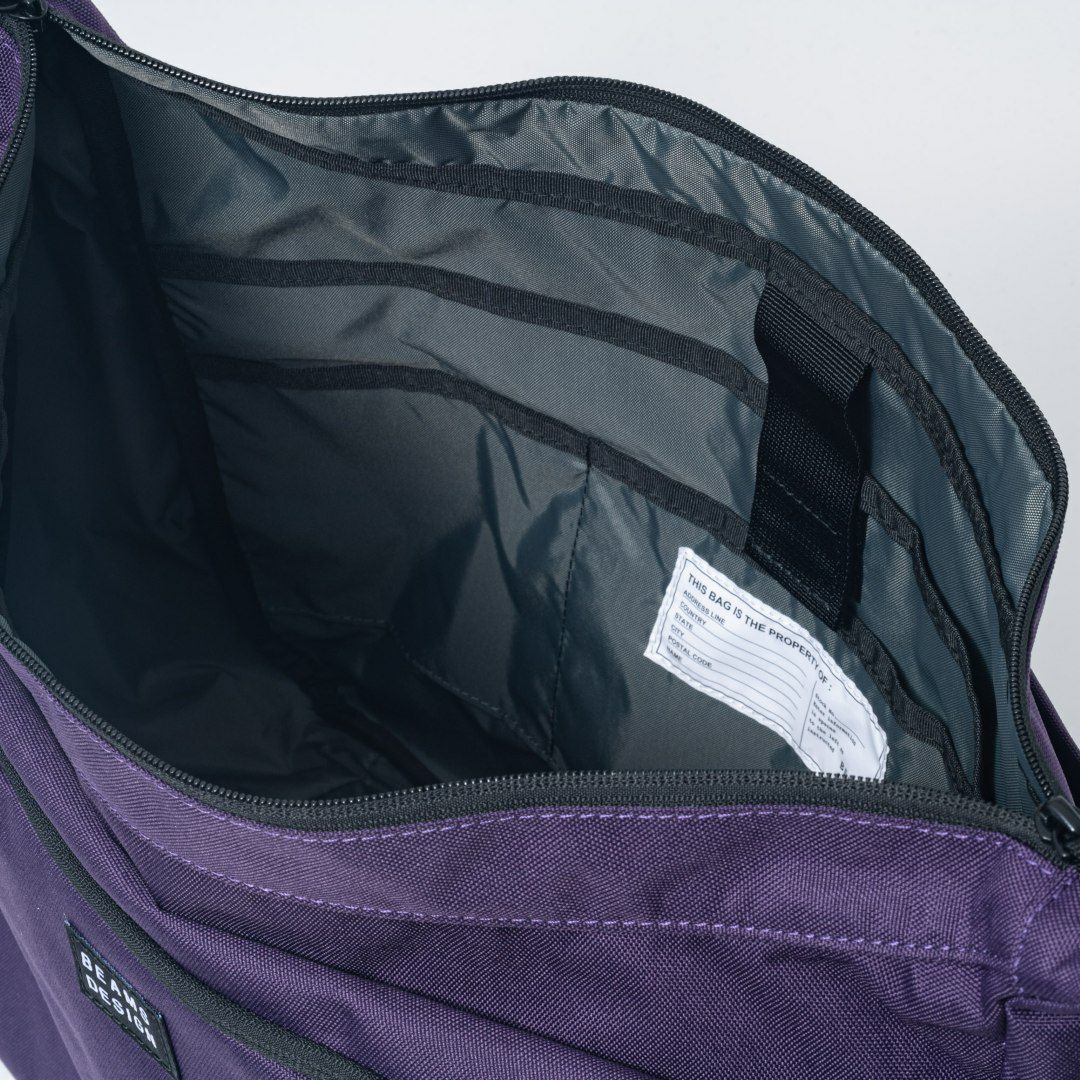 BEAMS DESIGN Every One ショルダーバッグ パープル