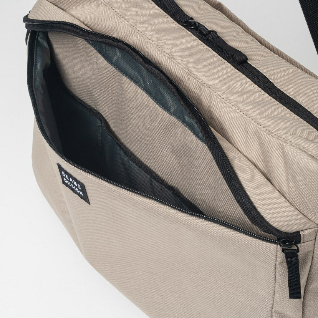 BEAMS DESIGN Every One ショルダーバッグ ベージュ