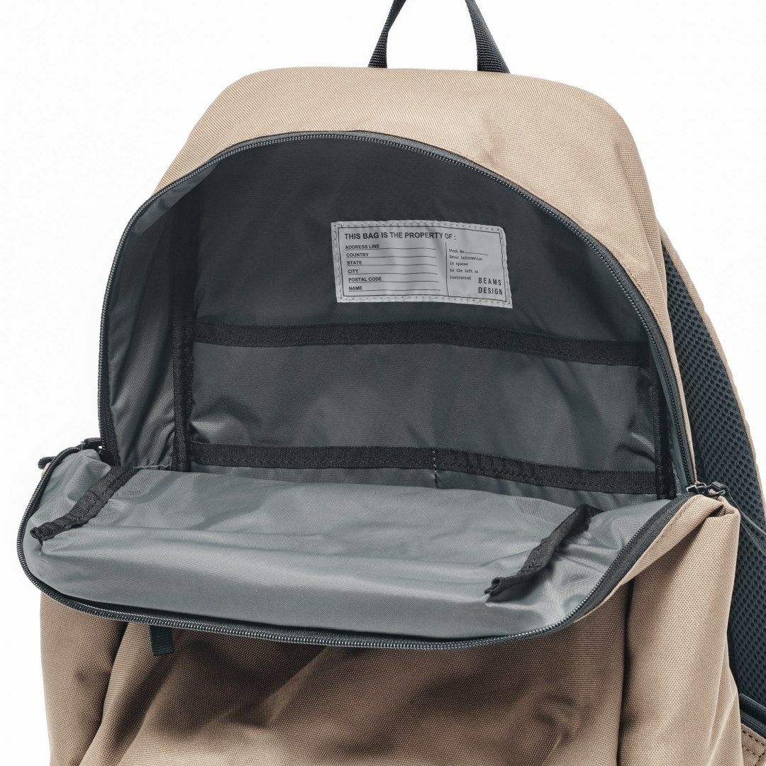 BEAMS DESIGN Every One バックパック ベージュ