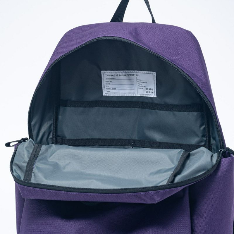 BEAMS DESIGN Every One バックパック パープル