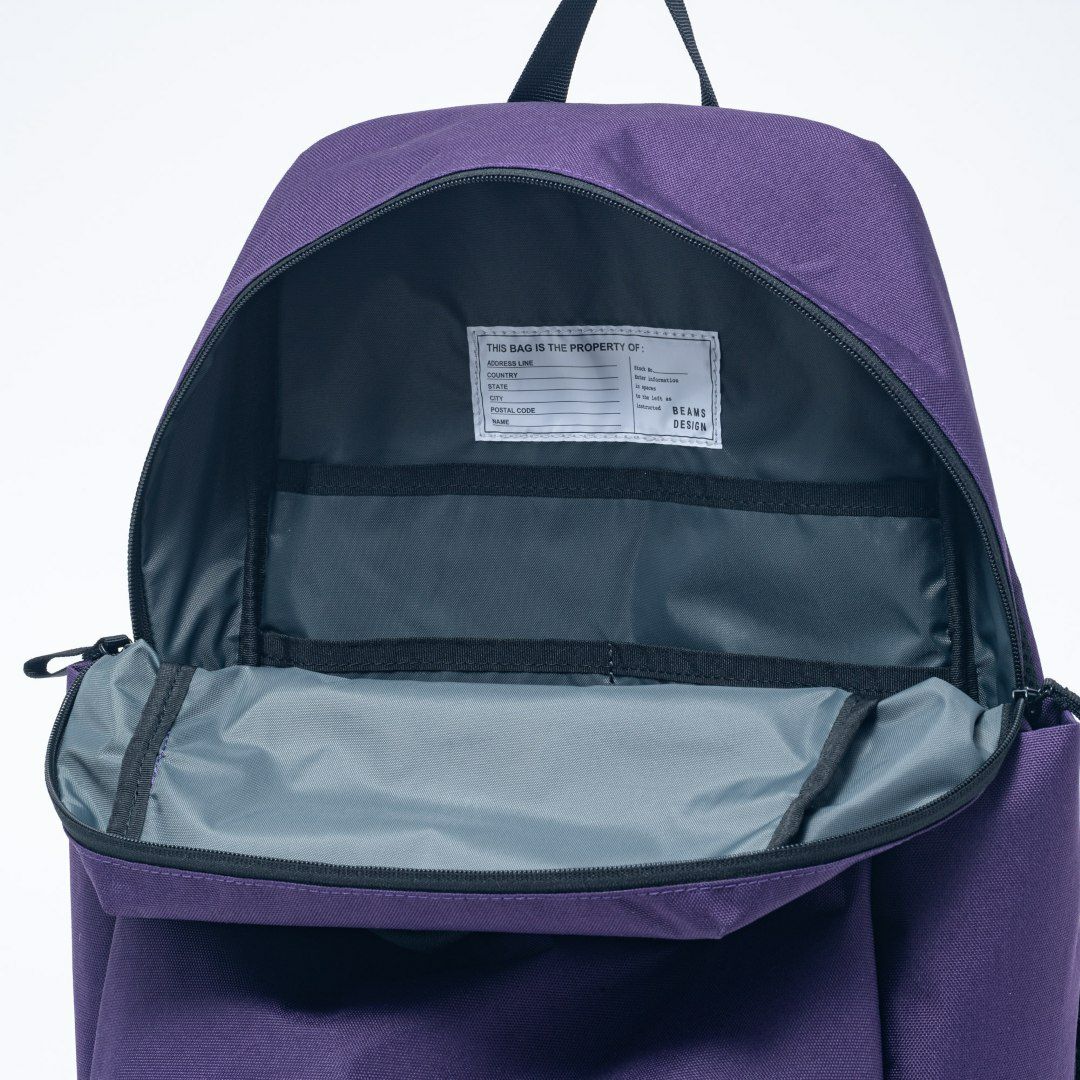 BEAMS DESIGN Every One バックパック パープル