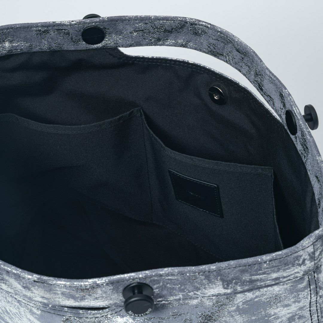 MANIUNO NOVATEX トートバッグ(L) シルバー