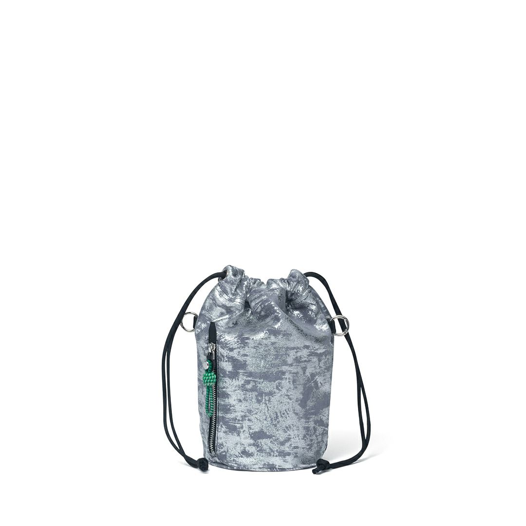 MANIUNO NOVATEX 巾着 シルバー