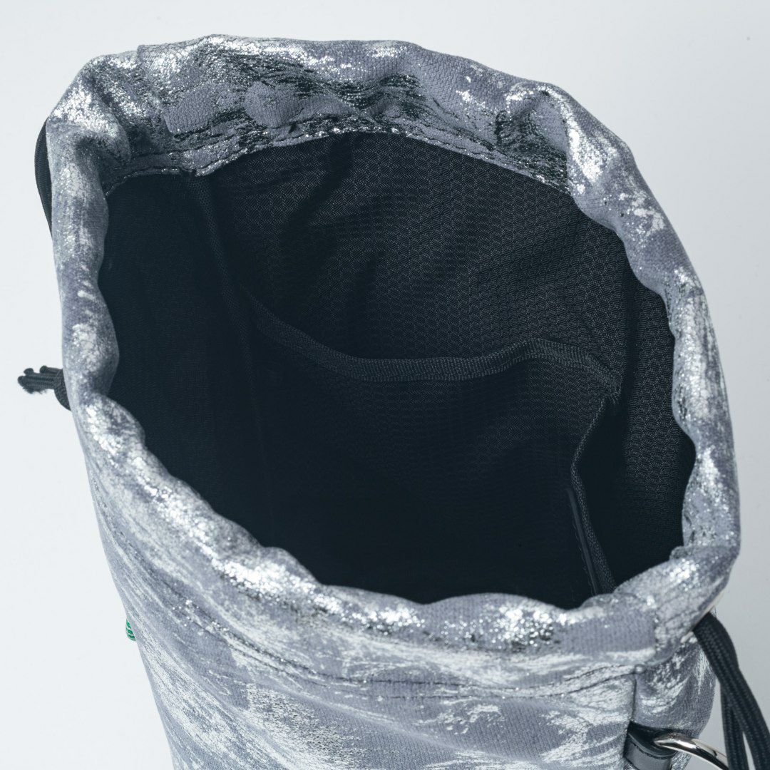 MANIUNO NOVATEX 巾着 シルバー