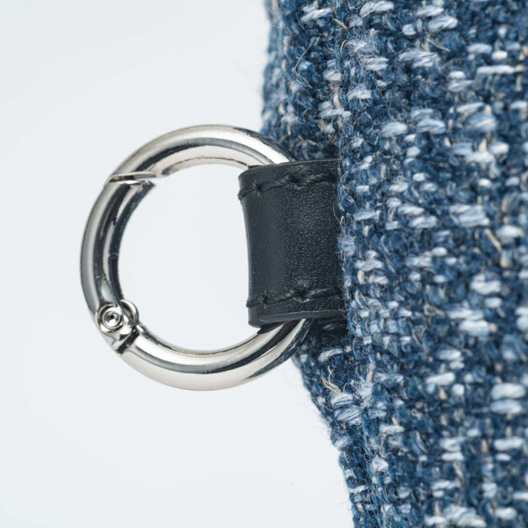 MANIUNO NOVATEX 巾着 ネイビー