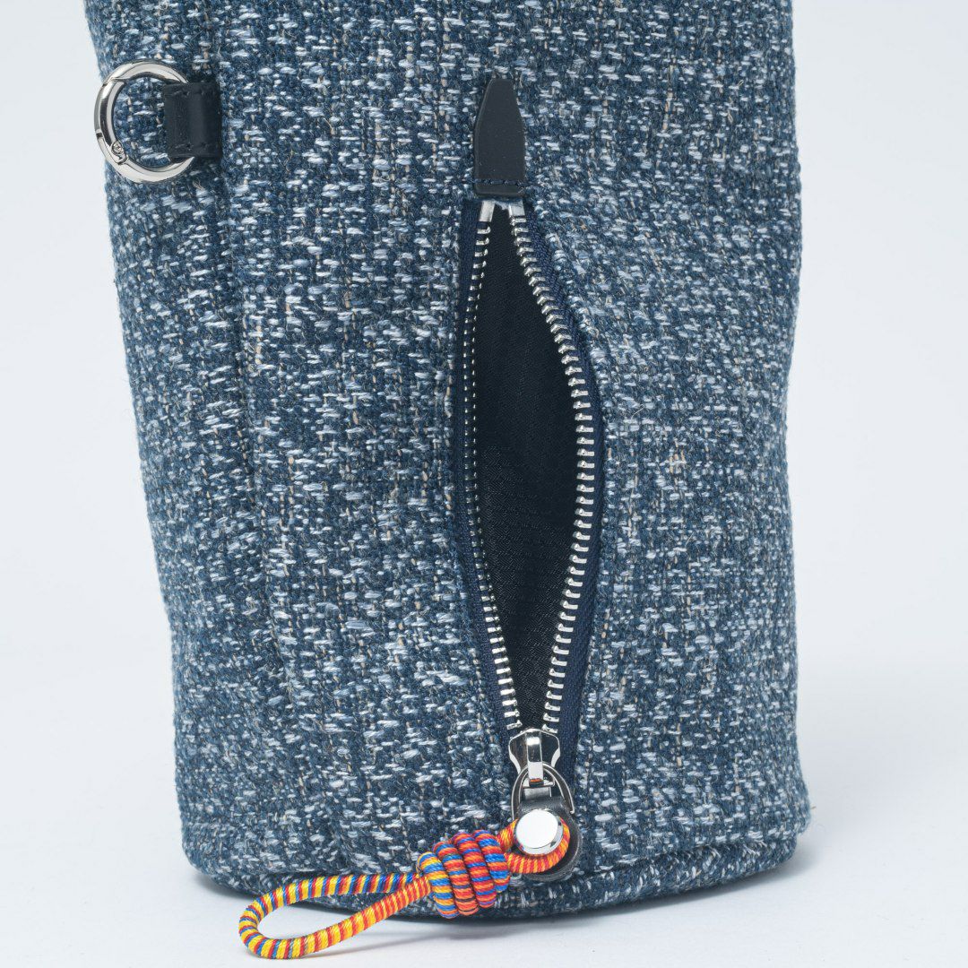 MANIUNO NOVATEX 巾着 ネイビー