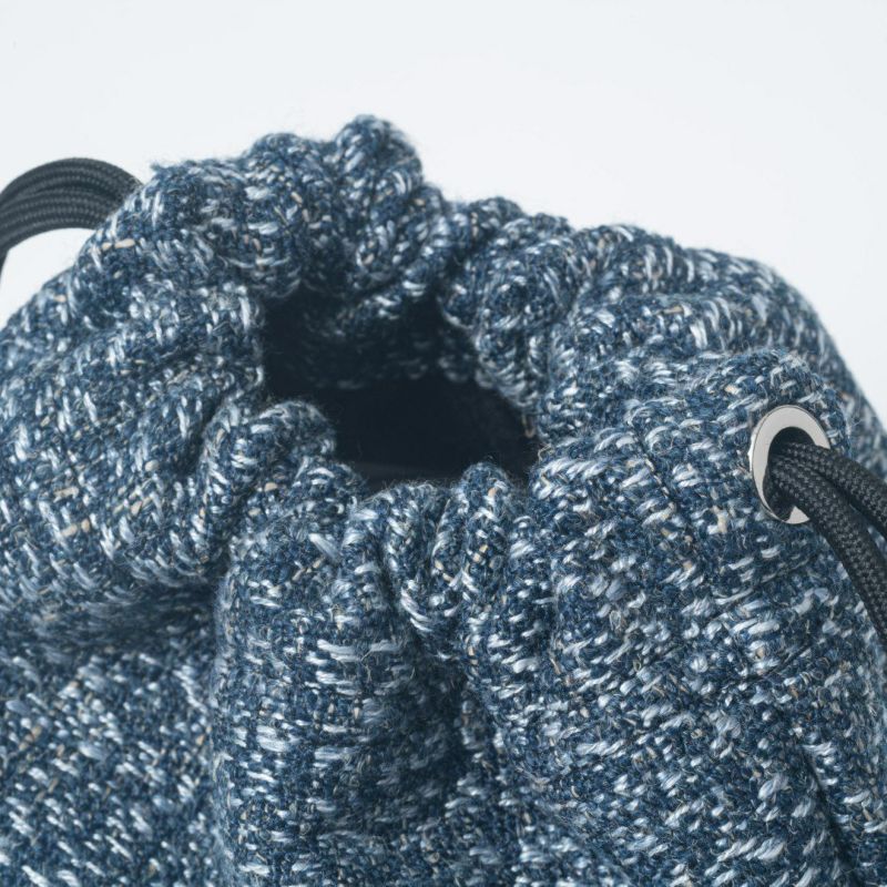 MANIUNO NOVATEX 巾着 ネイビー