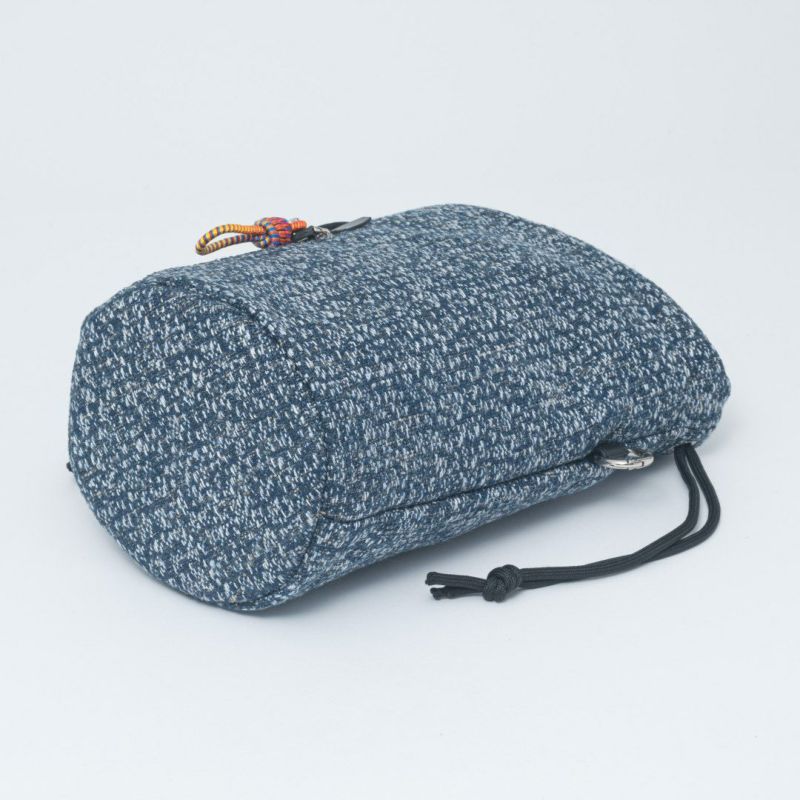 MANIUNO NOVATEX 巾着 ネイビー