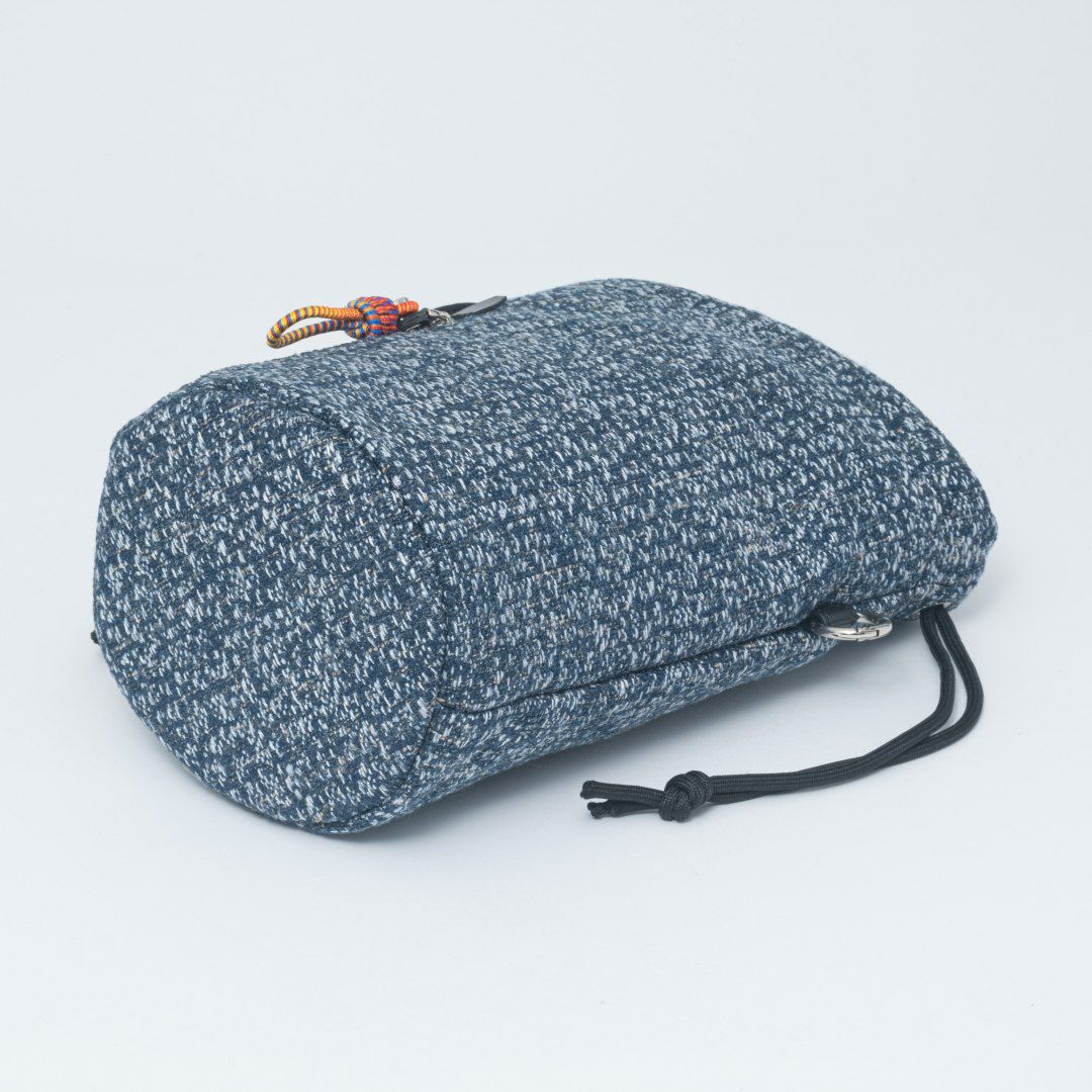 MANIUNO NOVATEX 巾着 ネイビー