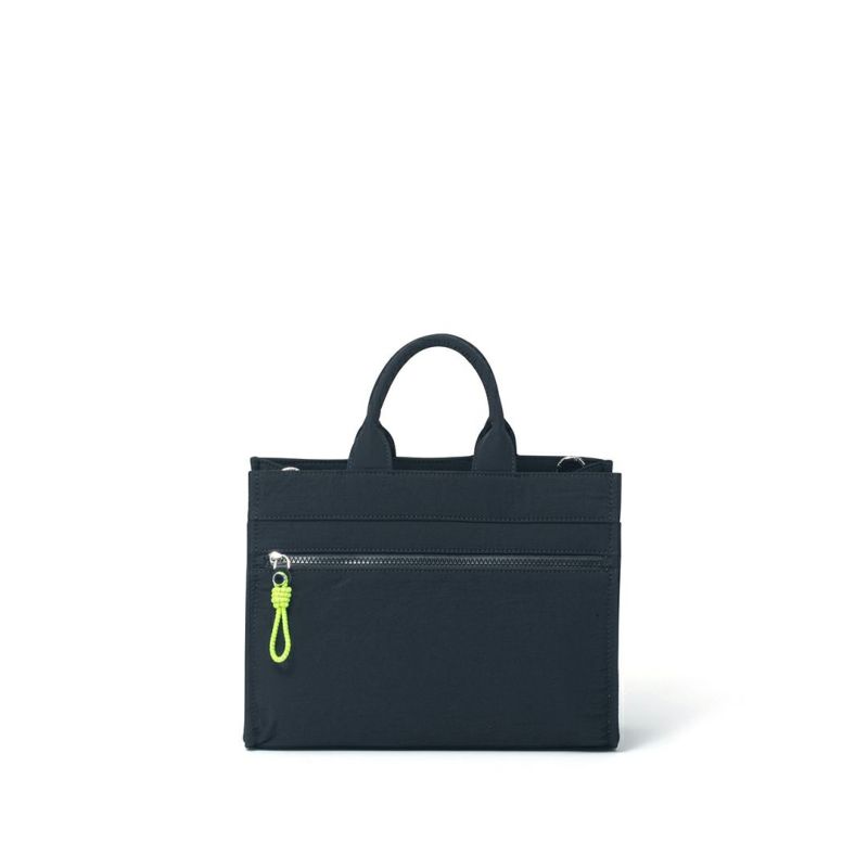 MANIUNO KAJIF スクエアミニトート(M) ブラック