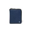  LANVIN COLLECTION RHEIN ラウンドファスナー折り財布 ネイビー