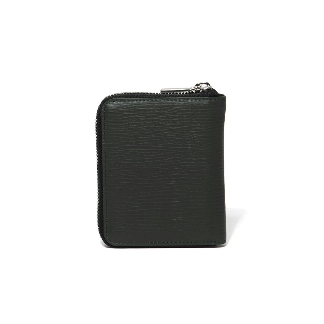  LANVIN COLLECTION RHEIN ラウンドファスナー折り財布 グリーン