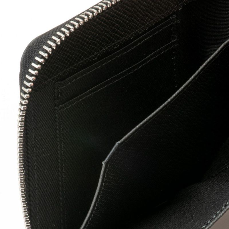  LANVIN COLLECTION RHEIN ラウンドファスナー折り財布 グリーン