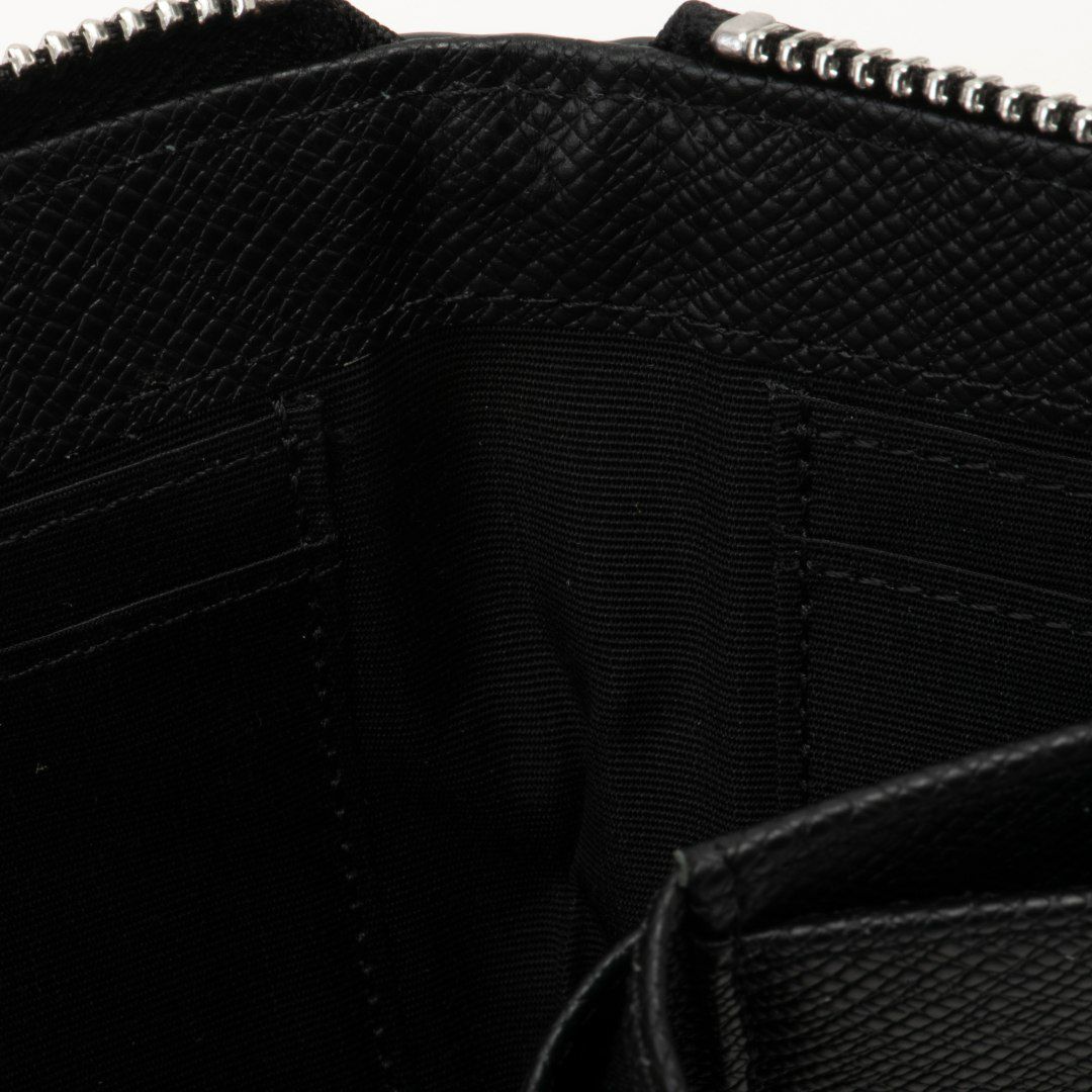  LANVIN COLLECTION RHEIN ラウンドファスナー折り財布 グリーン