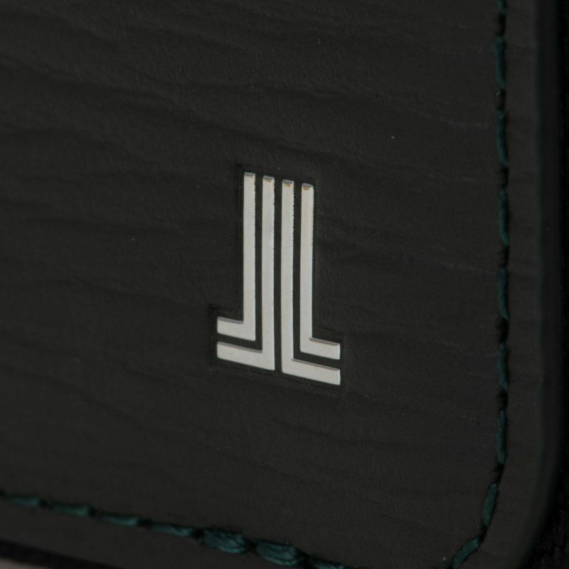  LANVIN COLLECTION RHEIN ラウンドファスナー折り財布 グリーン