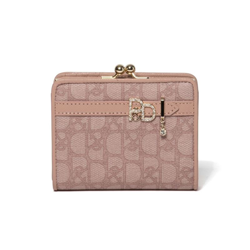 PINKY&DIANNEパドロック 口金折り財布 ピンク