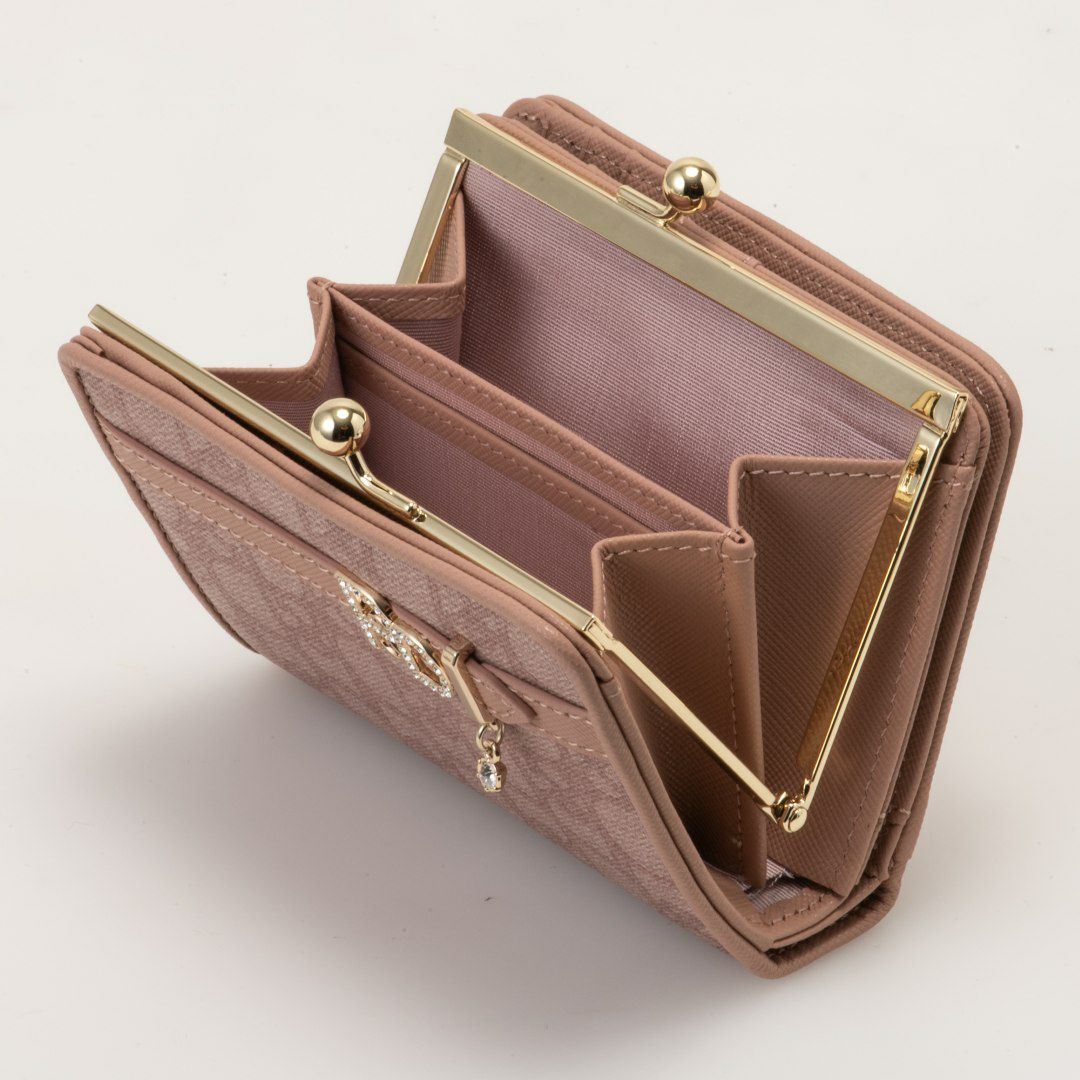 PINKY&DIANNEパドロック 口金折り財布 ピンク