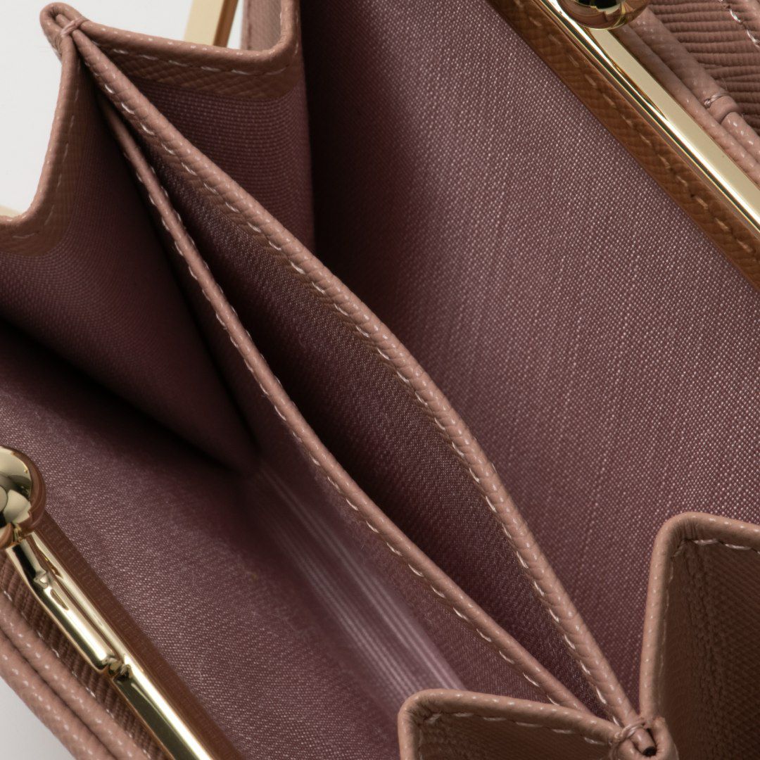 PINKY&DIANNEパドロック 口金折り財布 ピンク