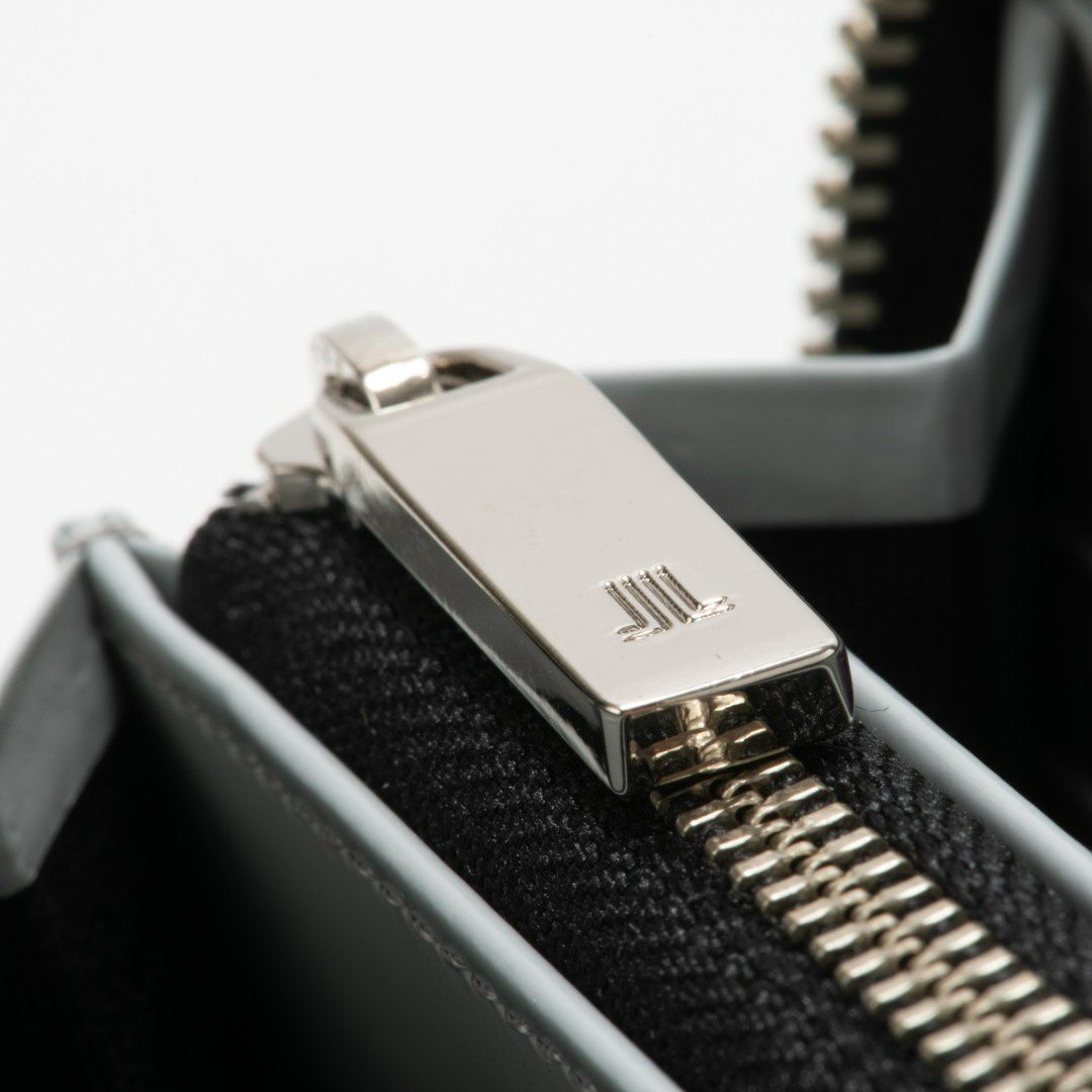 LANVIN COLLECTIONFLOWER PRINT ラウンドファスナー長財布 ブラック