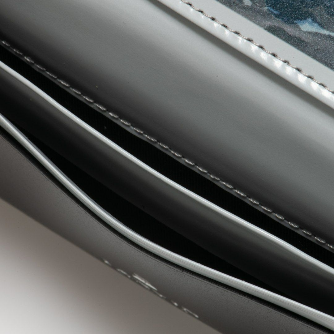 LANVIN COLLECTIONFLOWER PRINT 名刺入れ ブラック