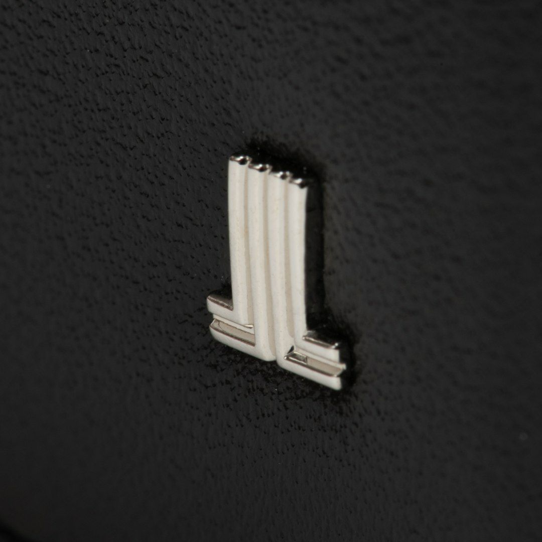 LANVIN COLLECTIONFLOWER PRINT 名刺入れ ブラック