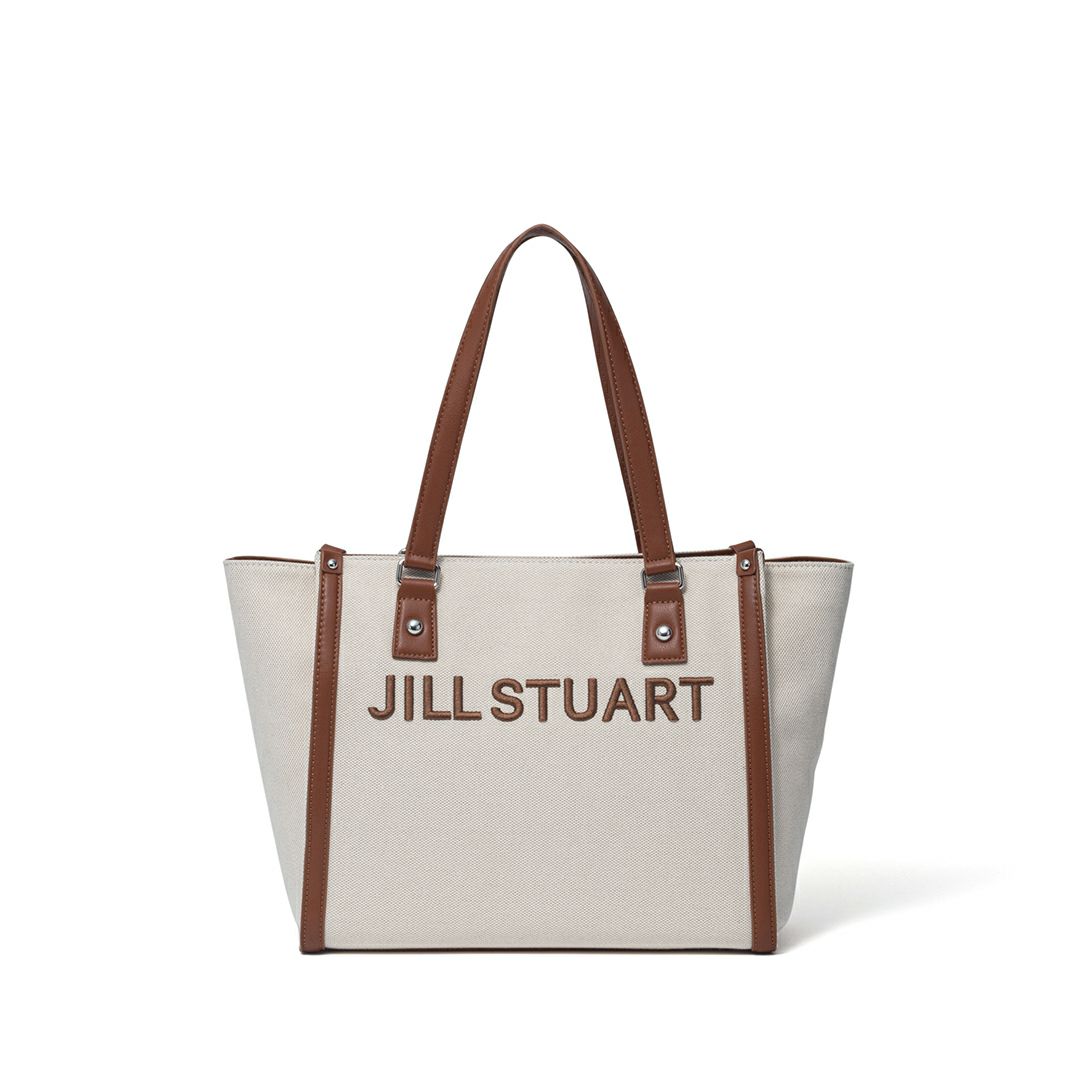 JILL STUART パネル トート キャメル