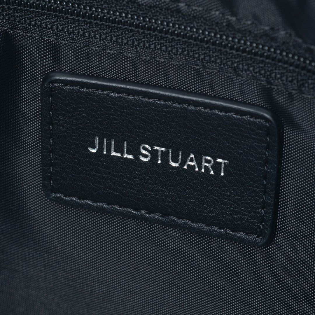 JILL STUART パネル トート ホワイト×ブラック