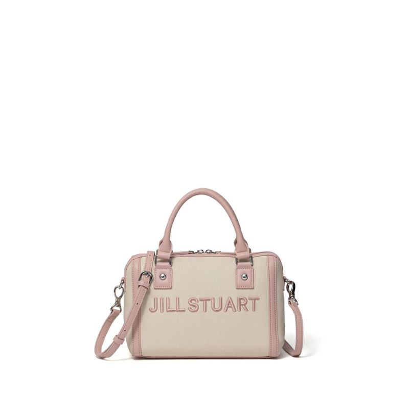 JILL STUART パネル 2WAYボストン ピンク